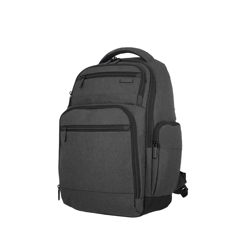 Saxoline Mochila Para Notebook Banker Gris 17"