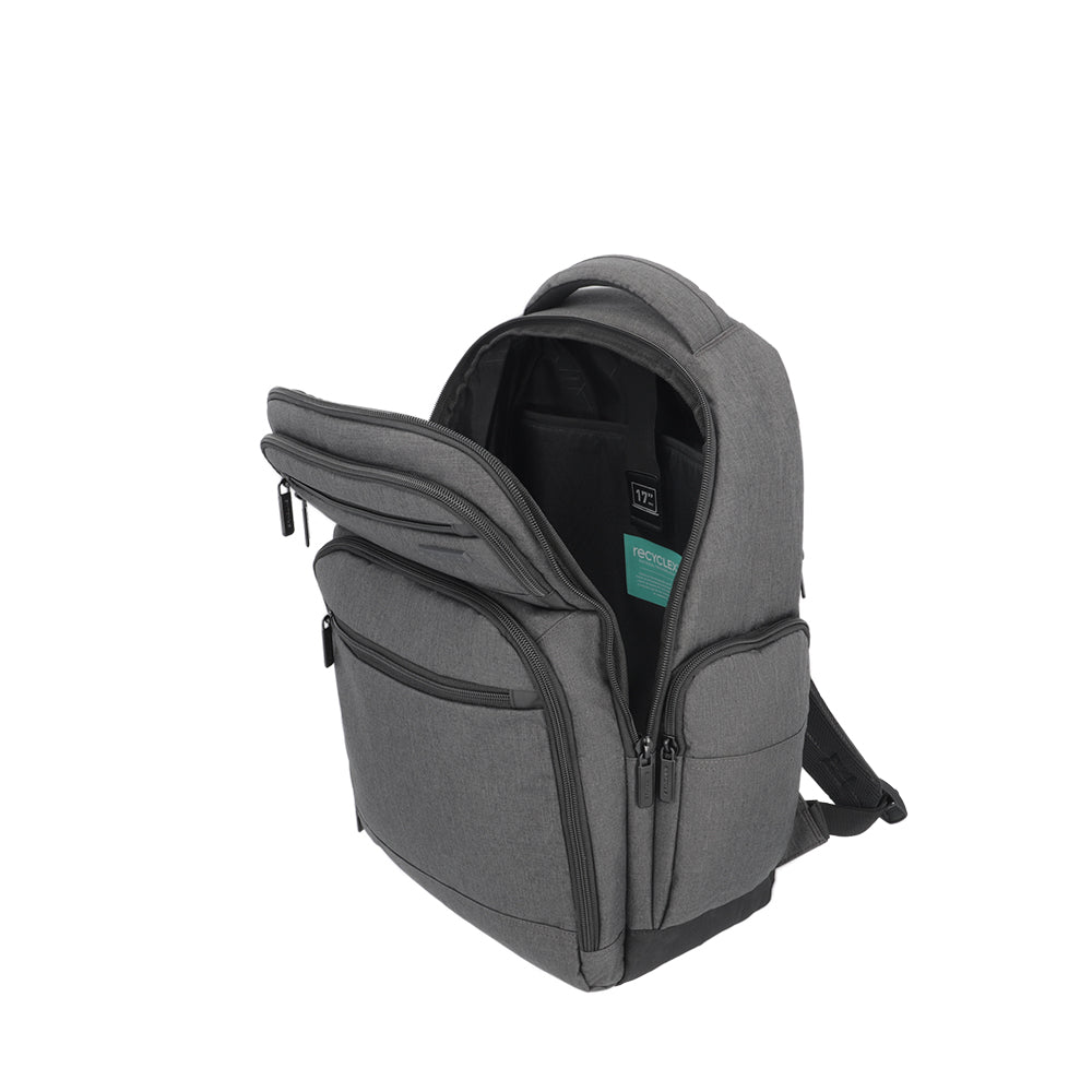 Saxoline Mochila Para Notebook Banker Gris 17"