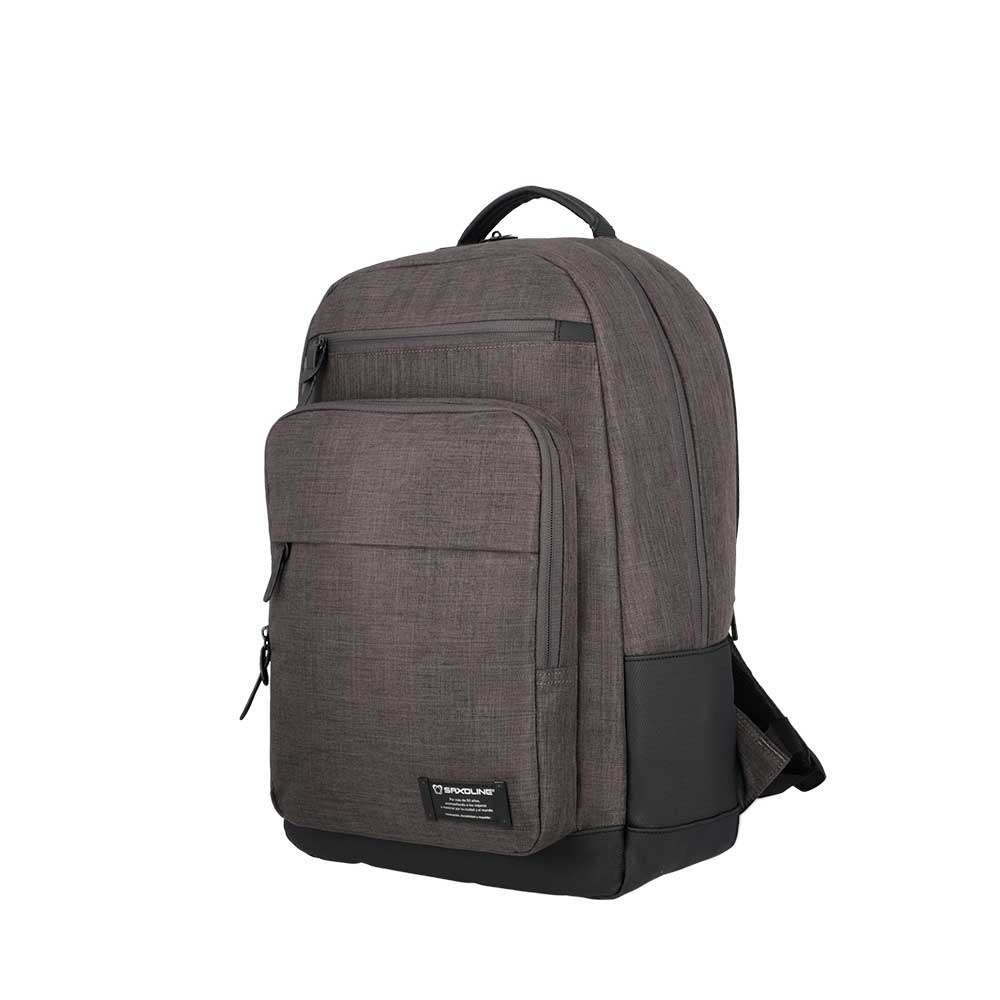 Saxoline Mochila Para Notebook City Gris 17"