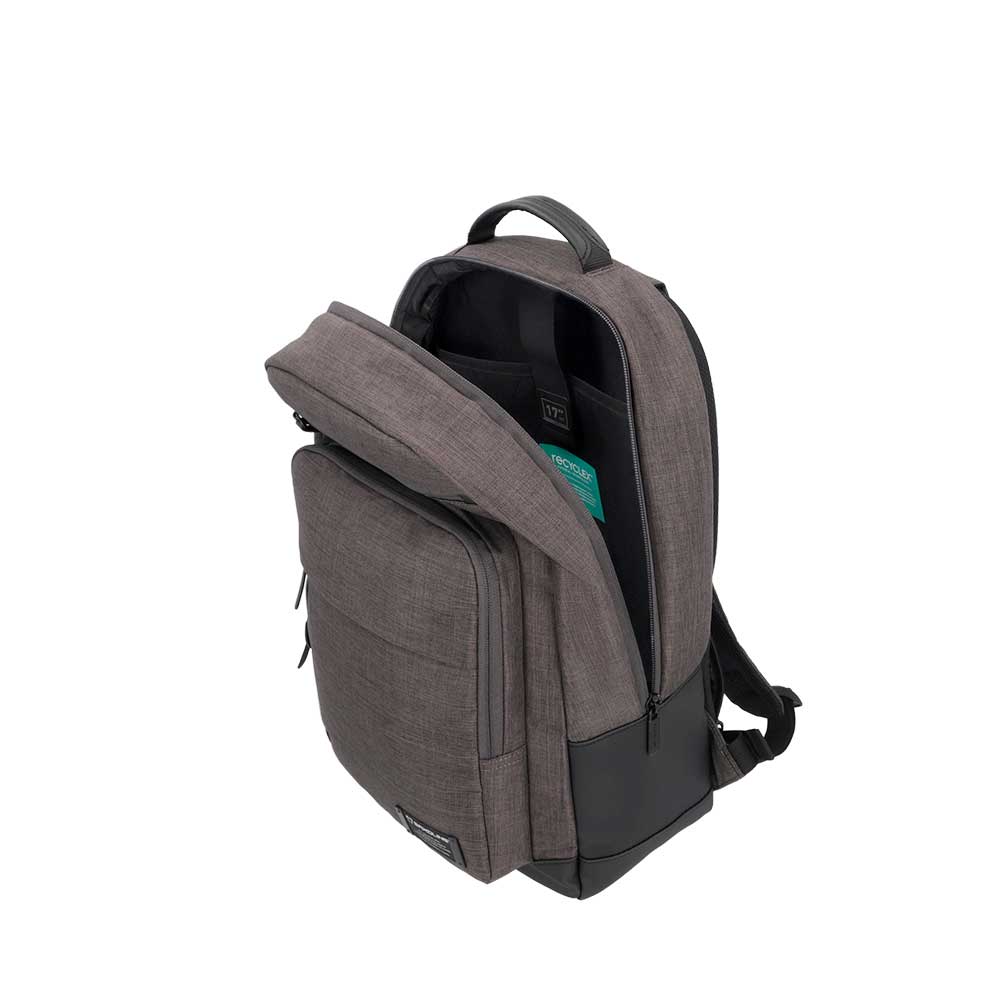 Saxoline Mochila Para Notebook City Gris 17"