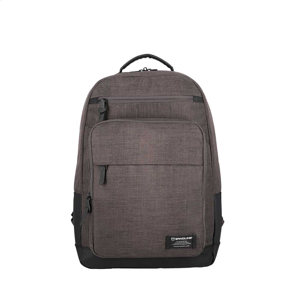 saxoline Mochila para notebook City gris 17"