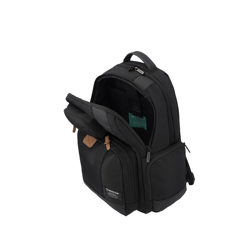 Saxoline Mochila Para Notebook City Plus Negro 17"