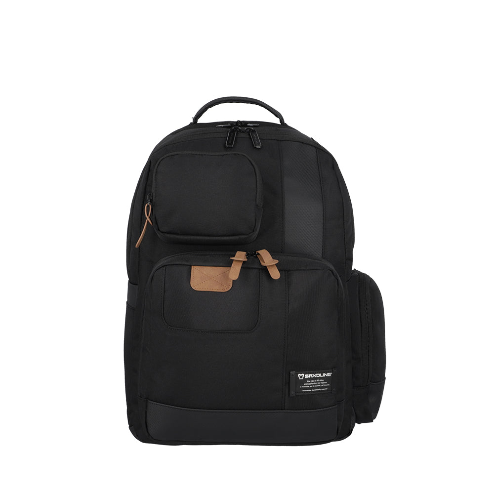 saxoline Mochila para notebook City Plus negro 17"