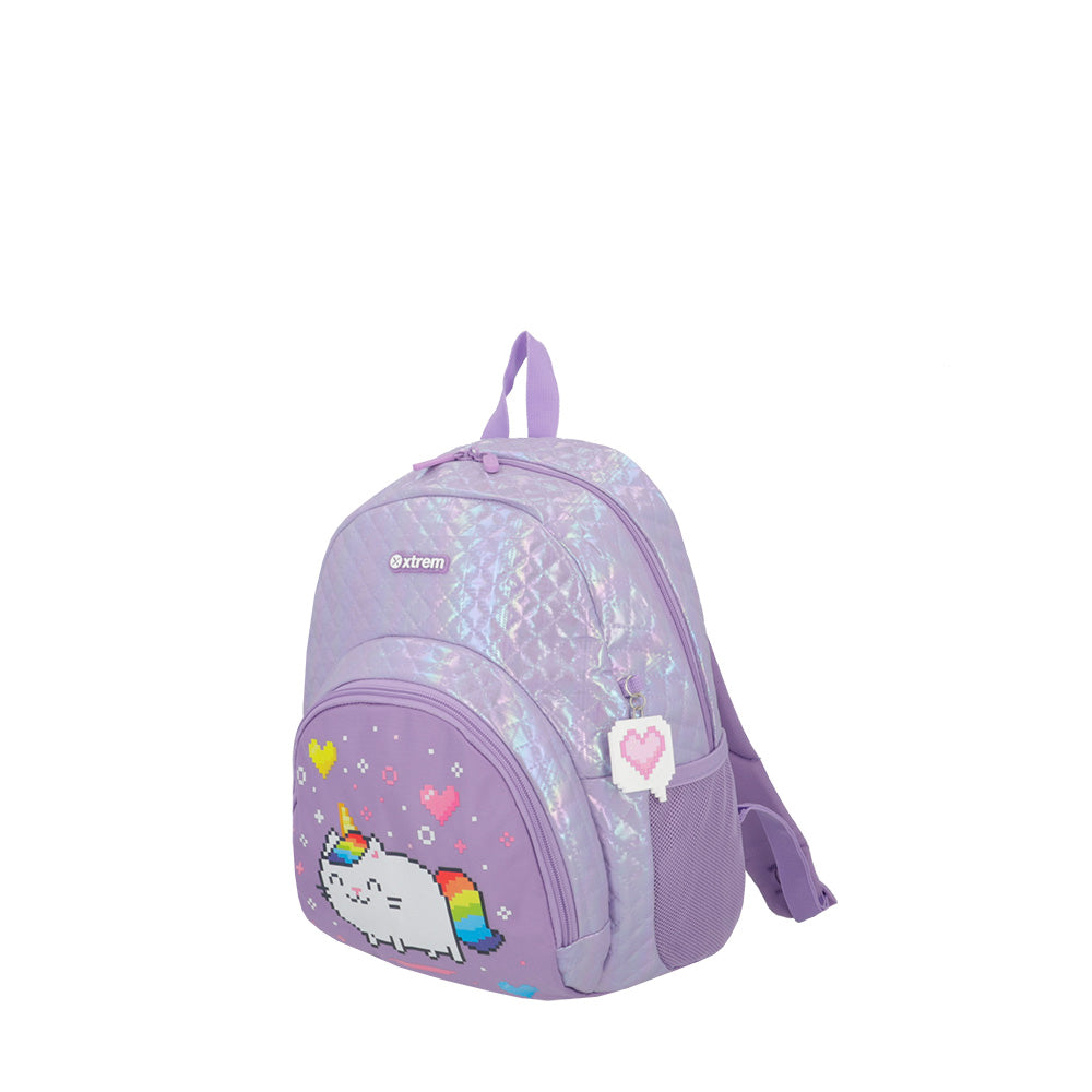 Saxoline Mochila Power Morada Gato