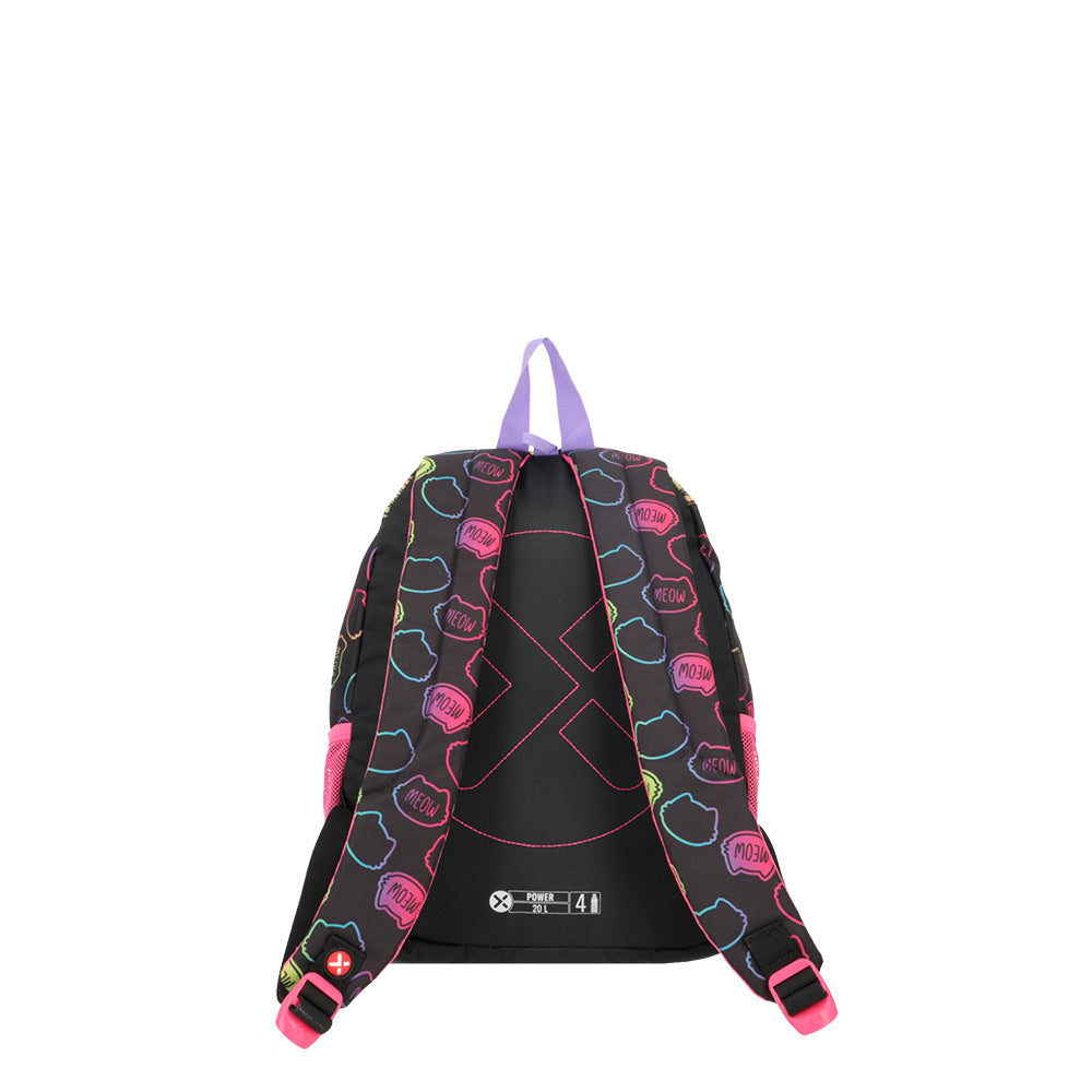 Saxoline Mochila Power Negra Gato