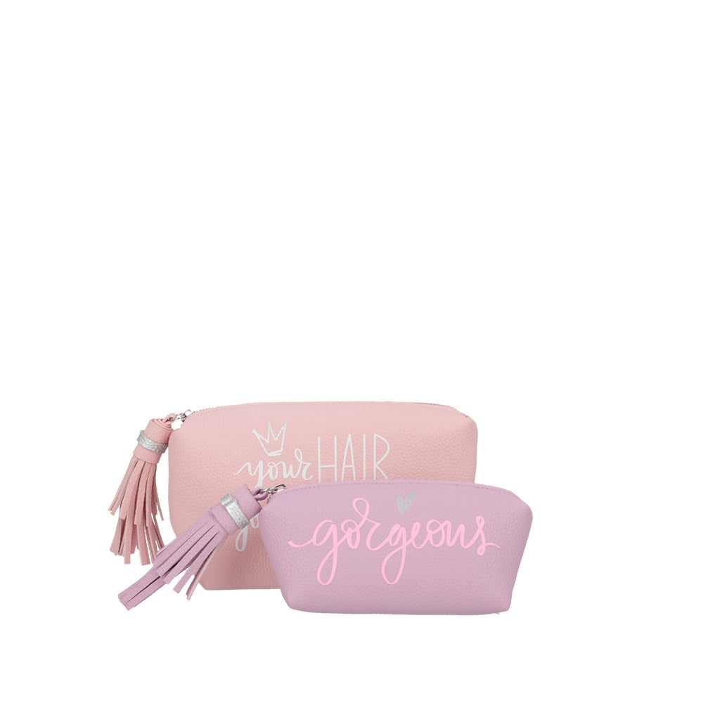 Saxoline Pack 2 Cosmetiqueros Niza Rosados