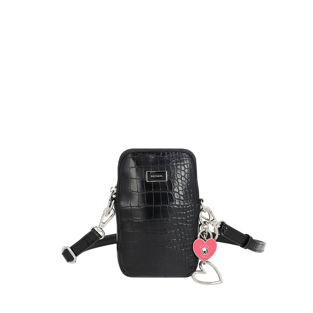 saxoline Portacelular Love negro