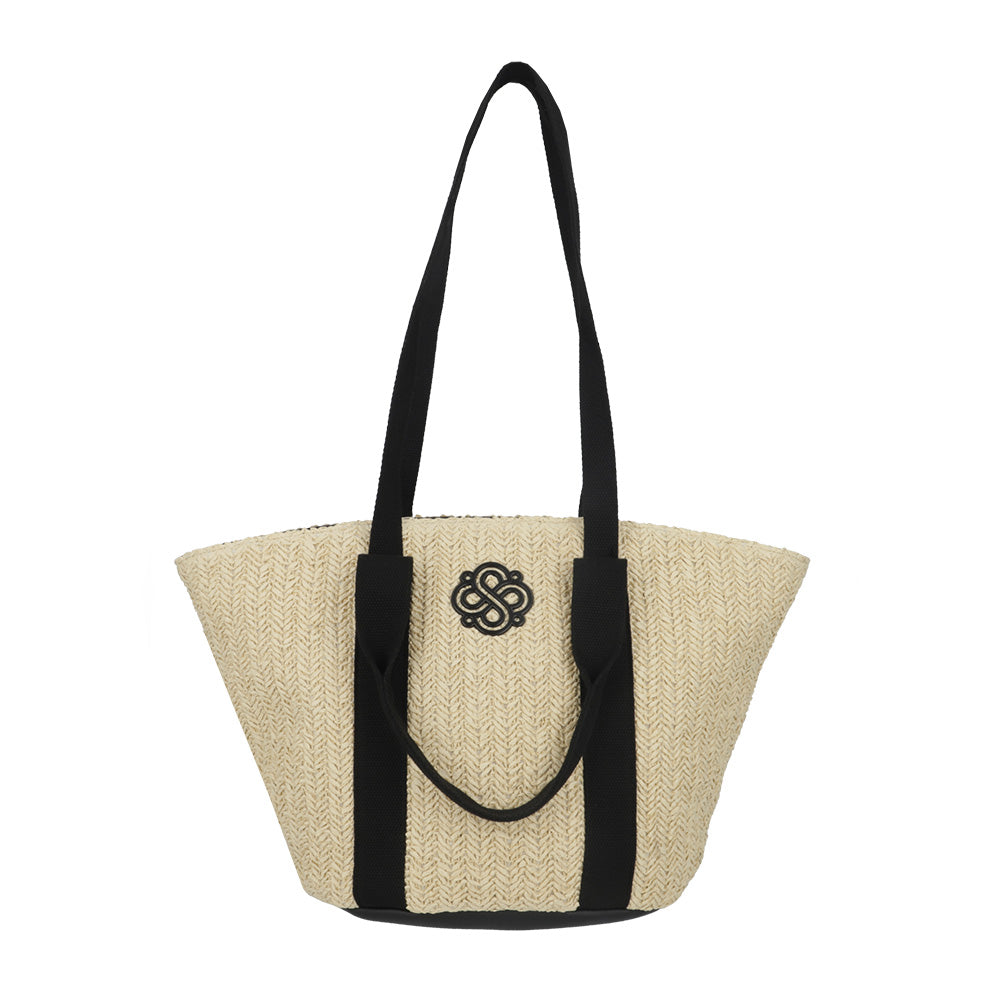 saxoline Tote bag + visera Habana negra