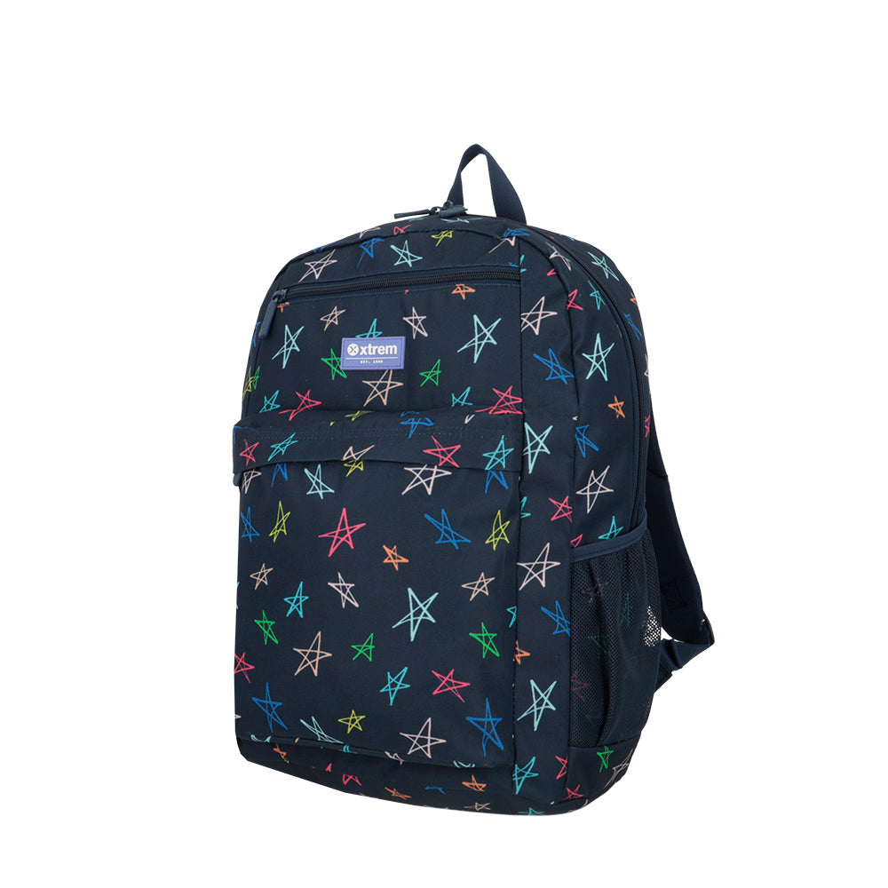 Saxoline Set Mochila + Bolso + Lonchera + Estuche Megapack 2.0 Multistars