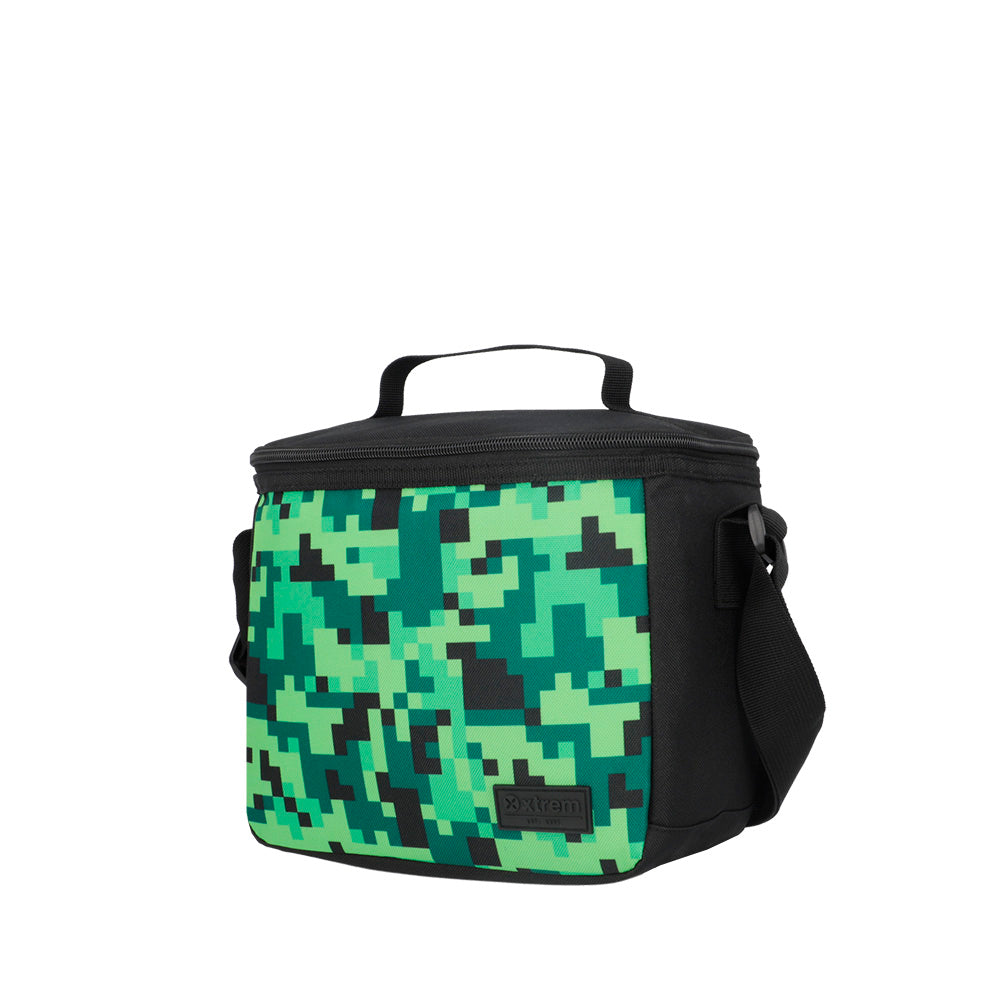 Saxoline Set Mochila + Bolso + Lonchera + Estuche Megapack 2.0 Verde