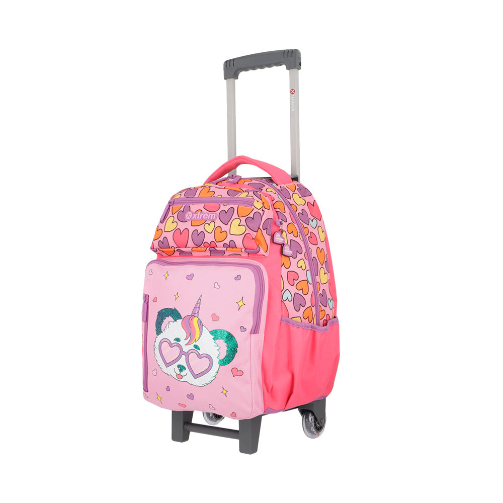 Saxoline Set Mochila + Lonchera + Estuche Run Pack Multicolor Panda