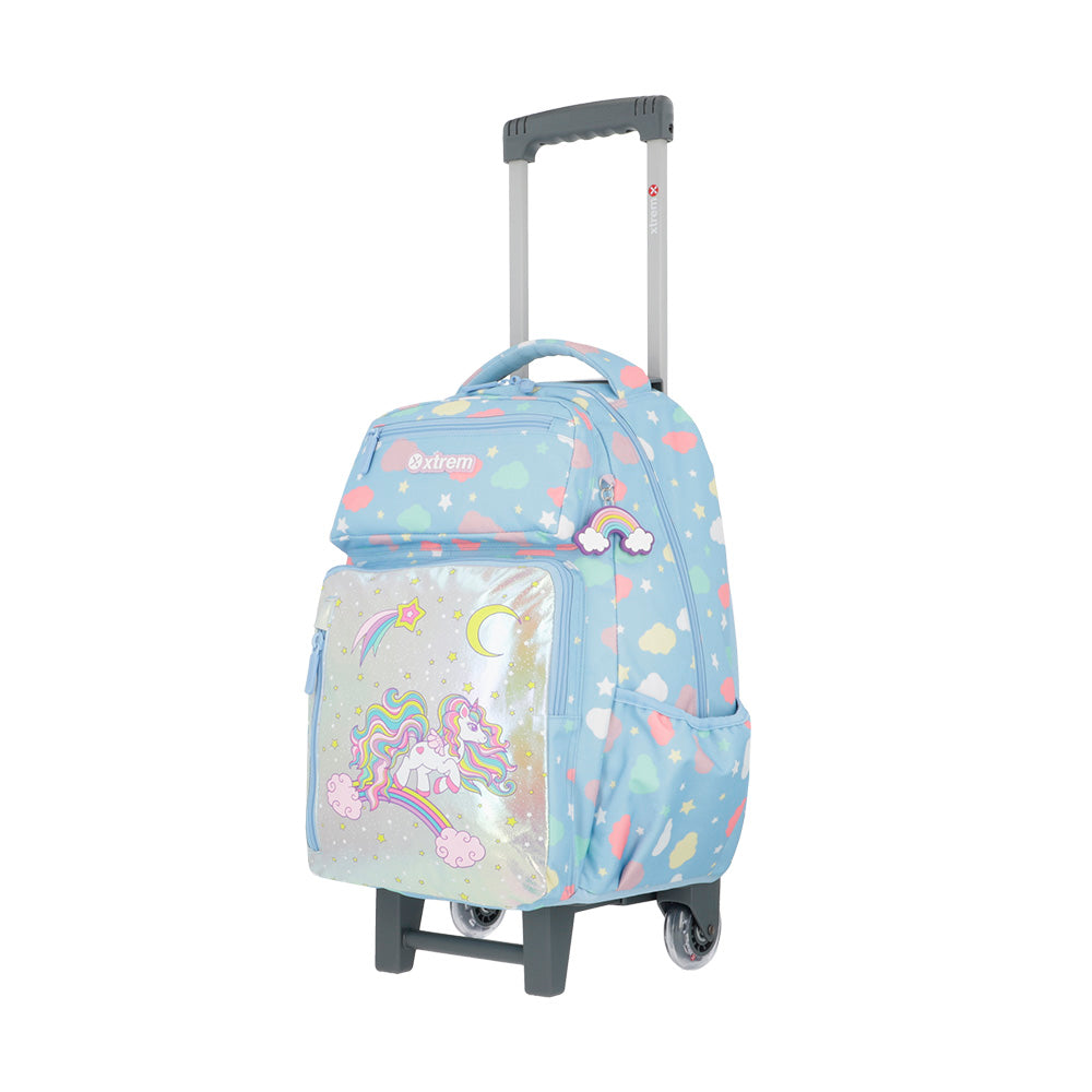 Saxoline Set Mochila + Lonchera + Estuche Run Pack Multicolor Unicornio