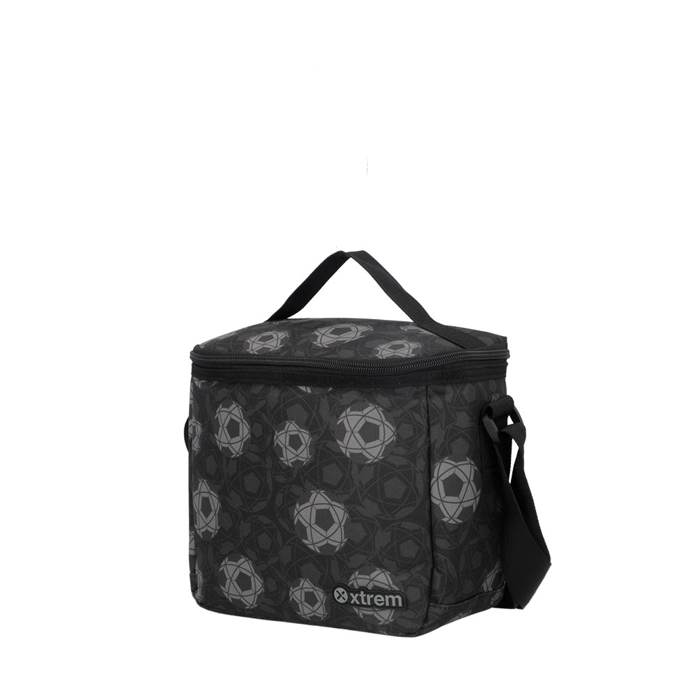 Saxoline Set Mochila + Lonchera + Estuche Run Pack Negro Fútbol