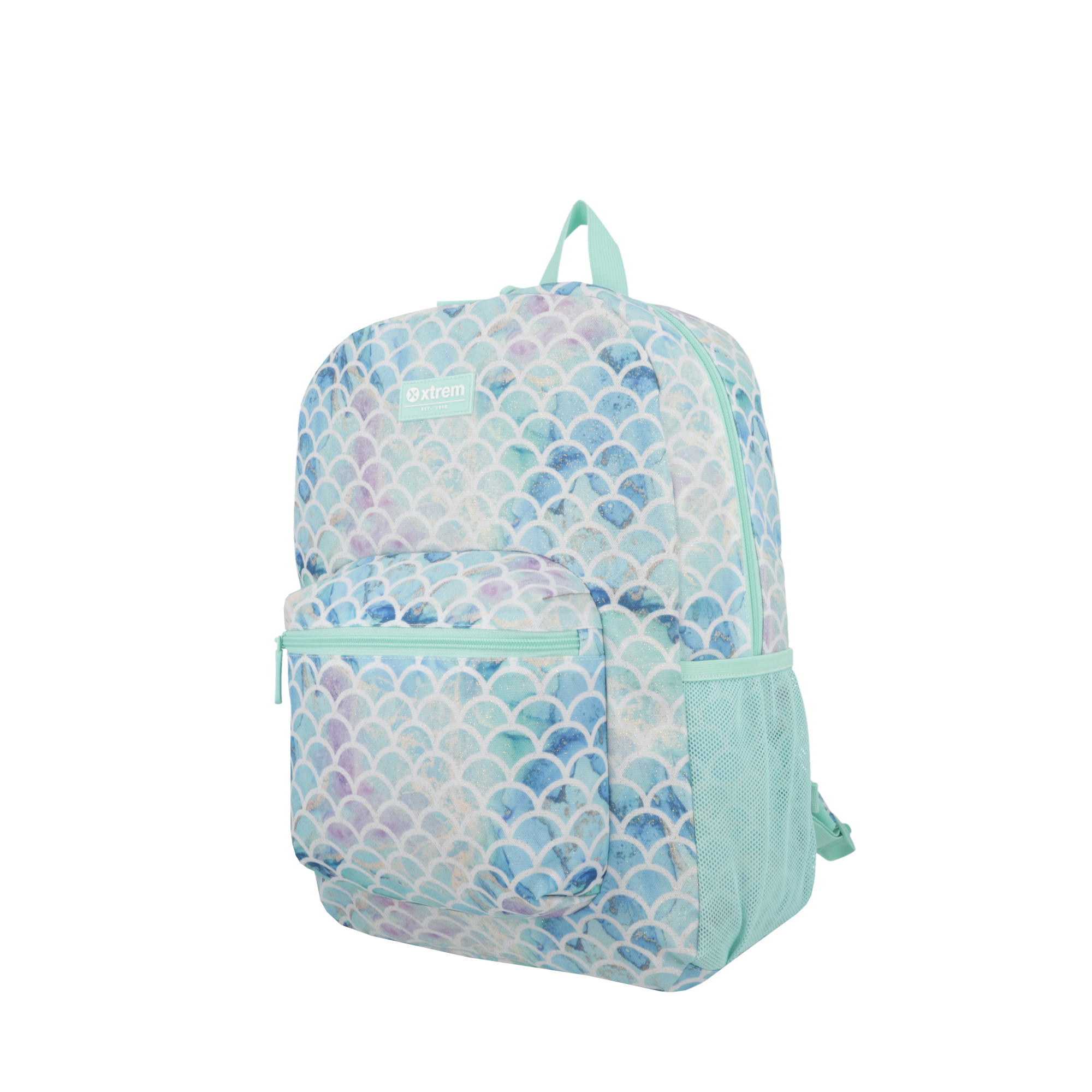 Saxoline Set Mochila + Lonchera + Estuche Triple Pack Verde