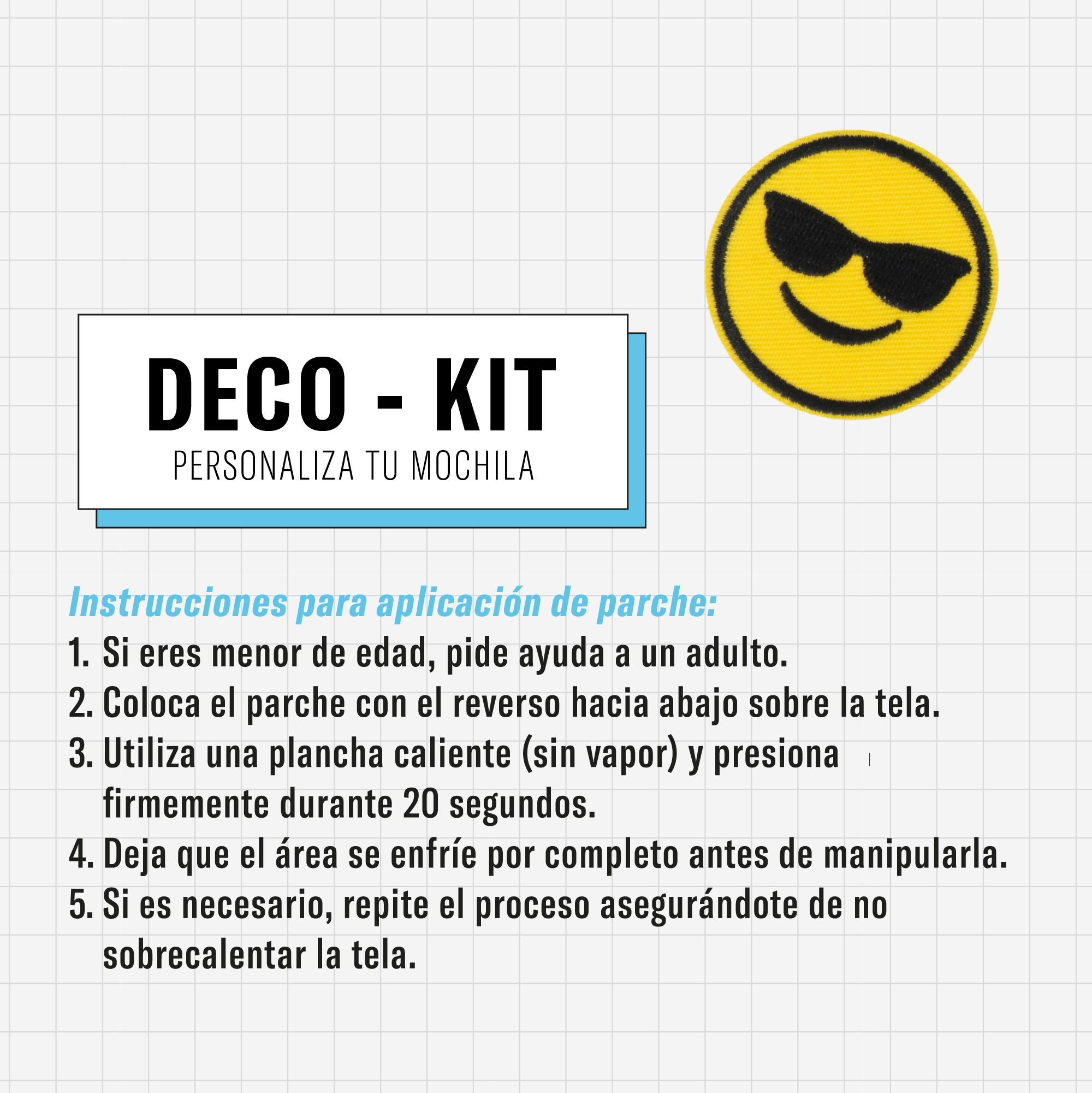 Saxoline Set Personalización Mochilas Deco-Kit Gamer