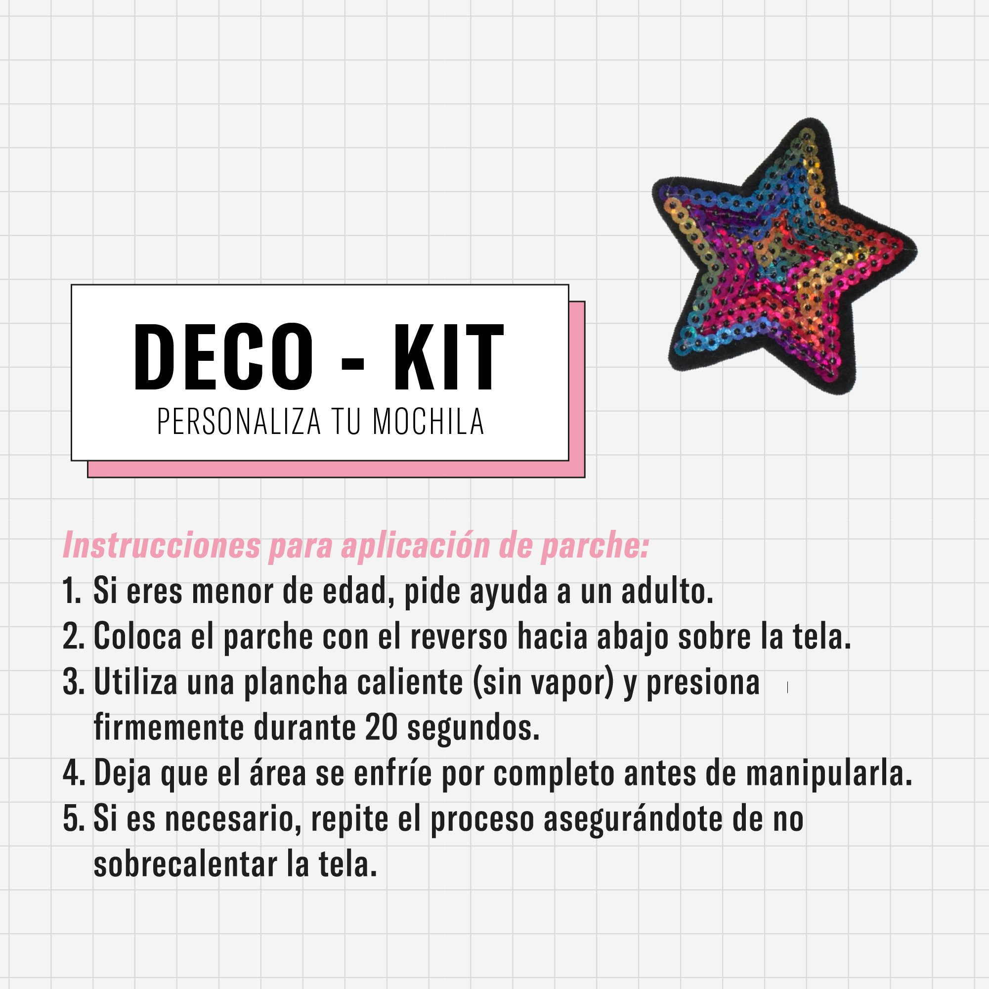 Saxoline Set Personalización Mochilas Deco-Kit Gatos