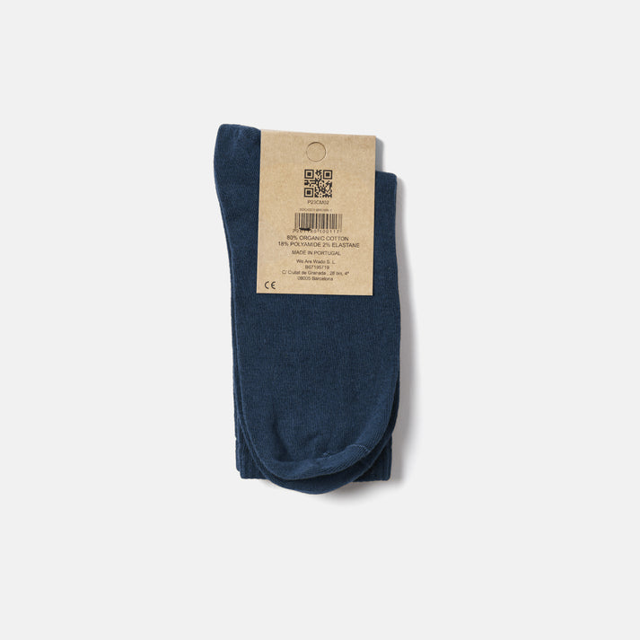 Saye Mid-crew Everyday Socks - Blue