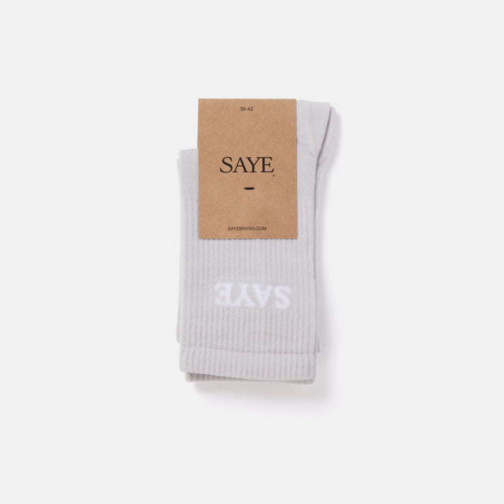 Saye Mid-crew Everyday Socks - Cloud