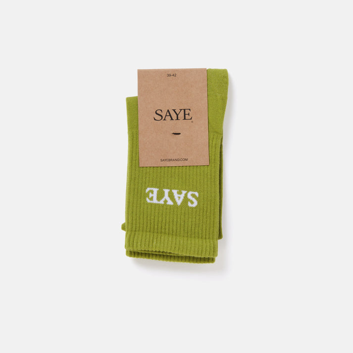 Saye Mid-crew Everyday Socks - Jungle Green
