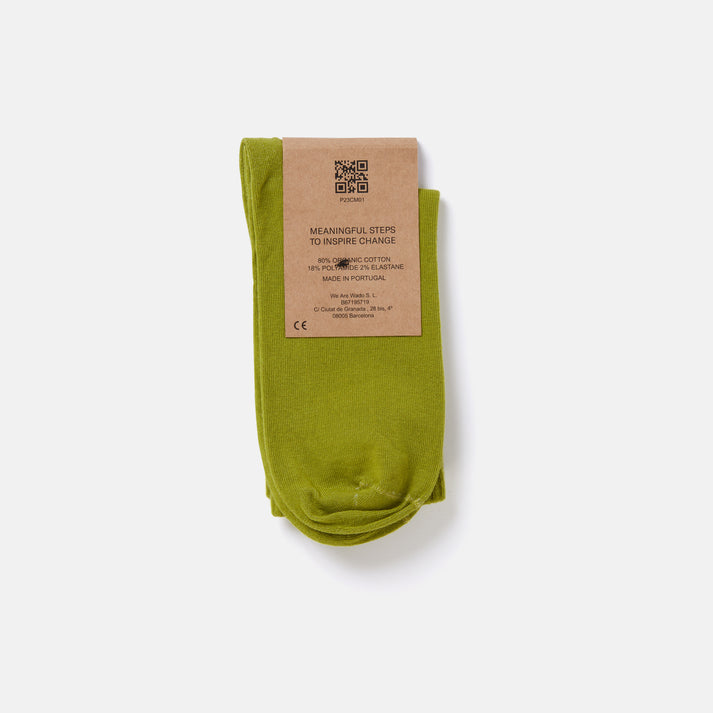 Saye Mid-crew Everyday Socks - Jungle Green