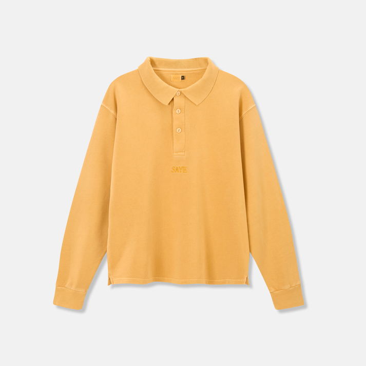 Saye Sweatshirt Polo Mustard