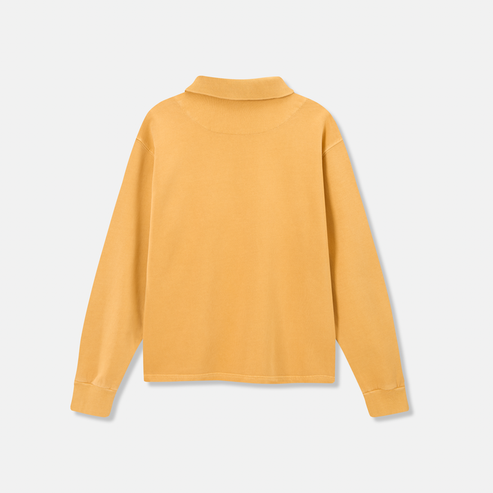 Saye Sweatshirt Polo Mustard