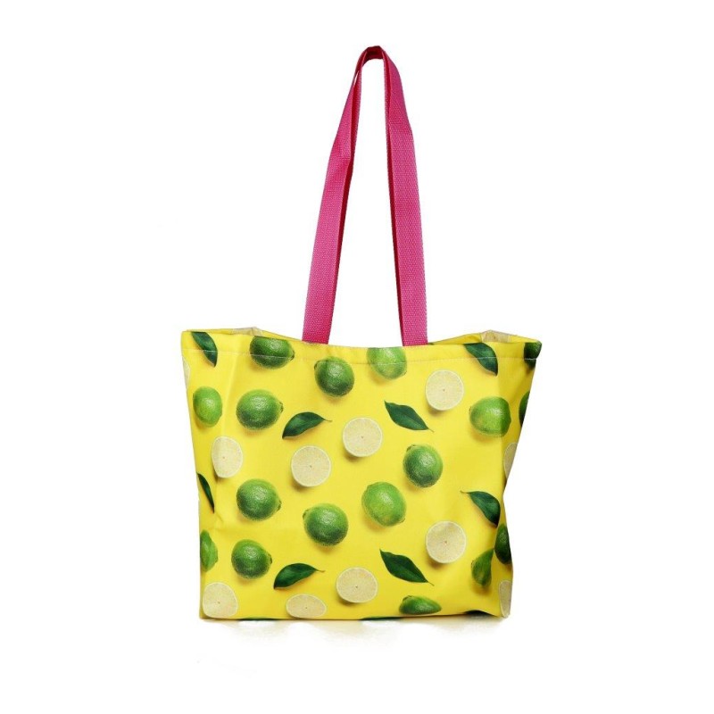 secaneta BOLSO DE PLAYA 48X33X14 ESTAMPADO DIGITAL LIMONATA