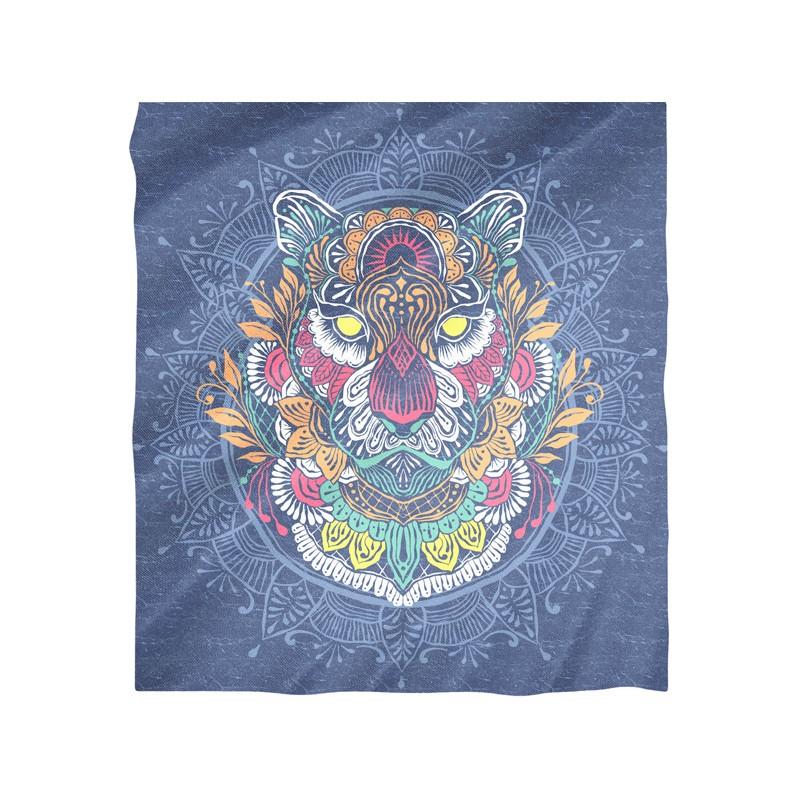 secaneta PAREO DOBLE 210X230 100%ALG.ESTAMPADO MEENAH AZUL