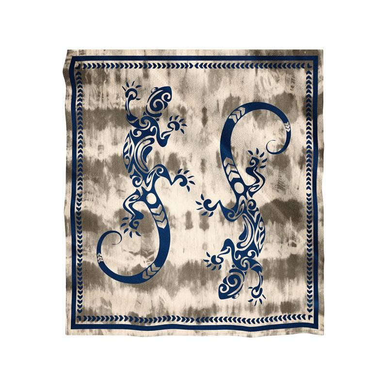 secaneta PAREO DOBLE 210X230 CM 100%ALG.ESTAMPADO GUECO ARENA