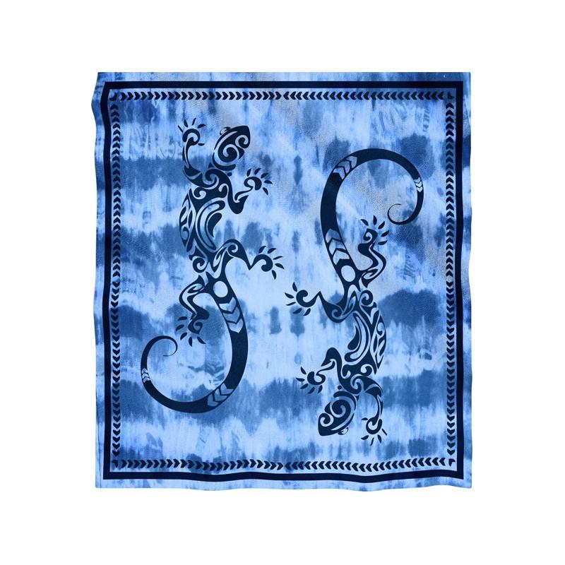 secaneta PAREO DOBLE 210X230 CM 100%ALG.ESTAMPADO GUECO AZUL