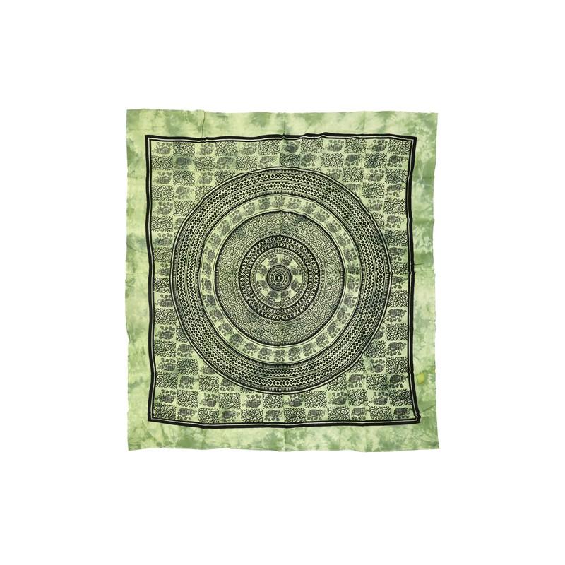 secaneta PAREO DOBLE 210X230 CM 100%ALG.ESTAMPADO SHANNAH ESMERALDA