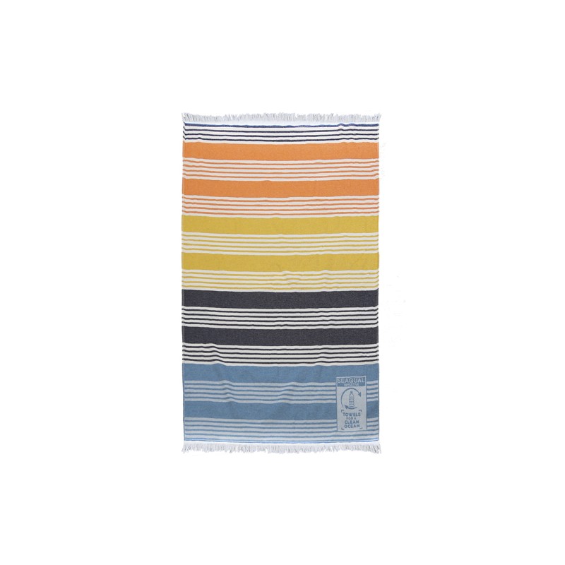 secaneta PAREO LISO 100X150 280 GR/M2 SEAQUAL RAYAS