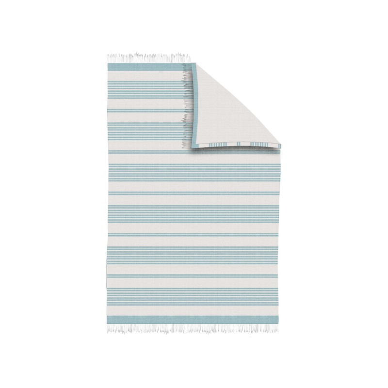 secaneta PAREO-TOALLA 100X150 RAYAS FLECOS NAMPUR AGUA