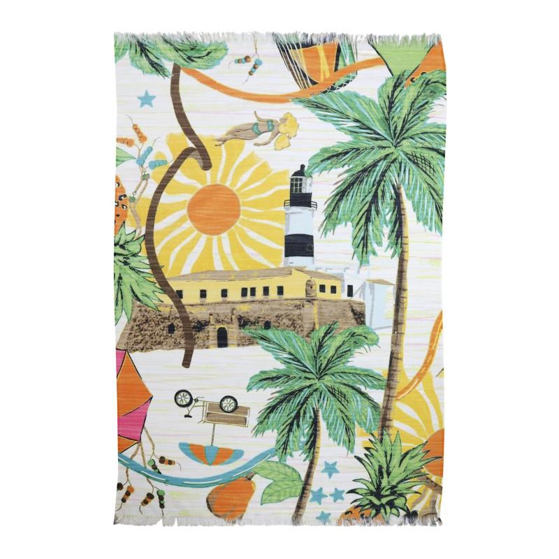 secaneta PAREO 100X150 ESTAMPADO DIGITAL PRAIA