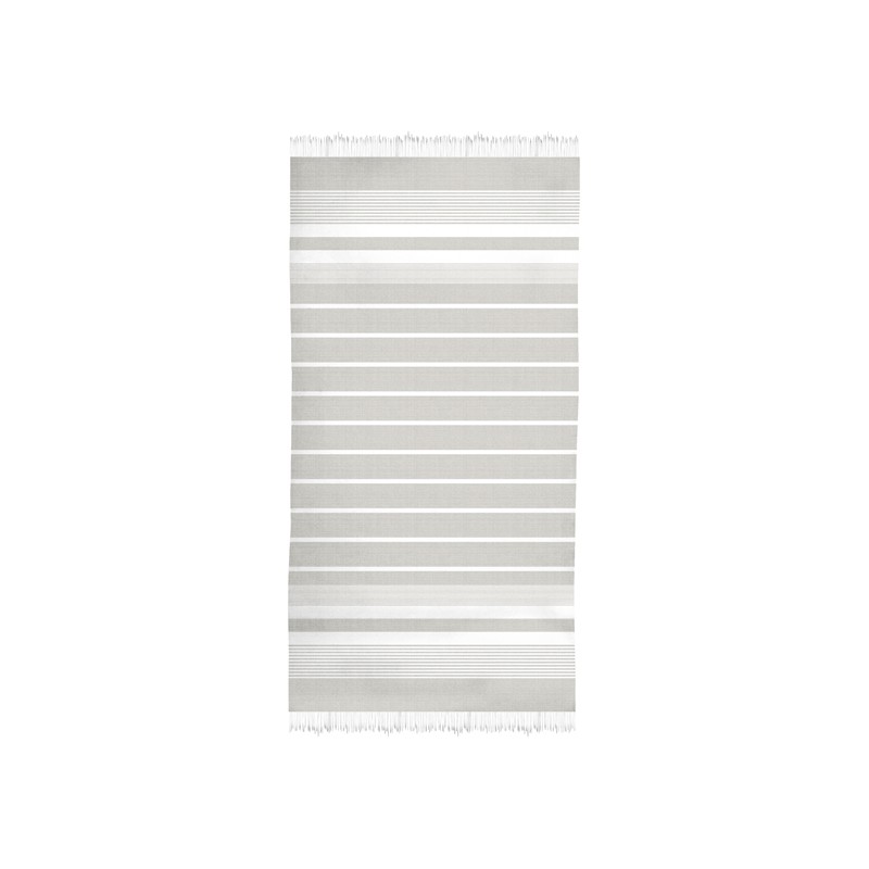 secaneta PAREO 100X180 RAYAS FLECOS HANNAM ARENA