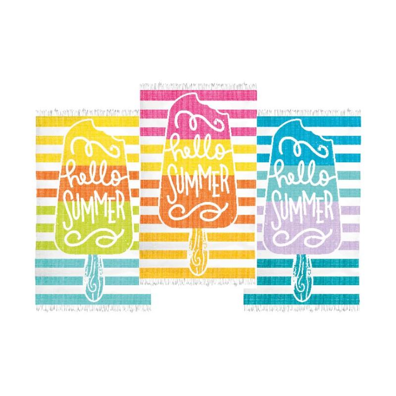 secaneta PAREO JACQUARD 100X160 ICE POP SURTIDO