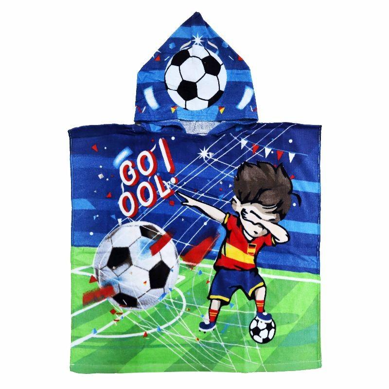 secaneta PONCHO 60X120 ESTAMPADO FOOTBALL
