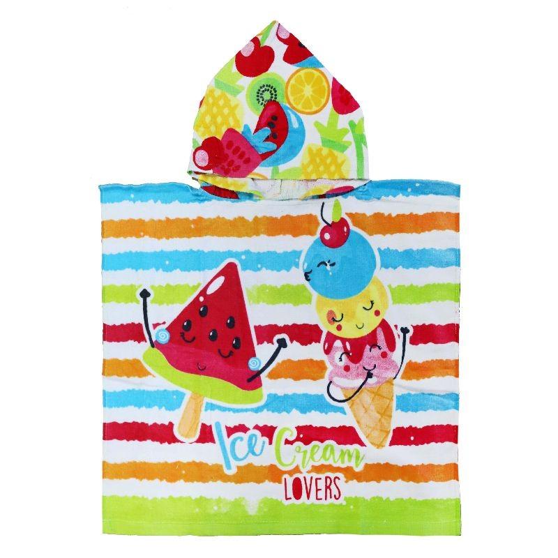 secaneta PONCHO 60X120 ESTAMPADO FRUITSUN
