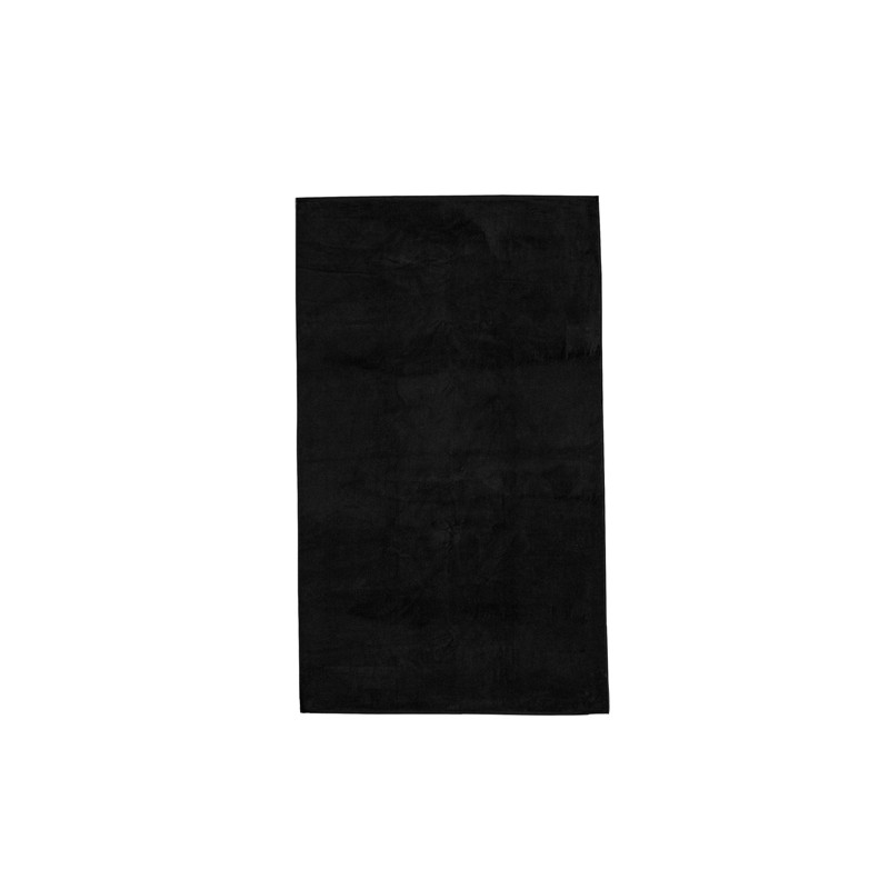 secaneta TOALLA 100X160 JACQUARD TERC.LISO NEGRO