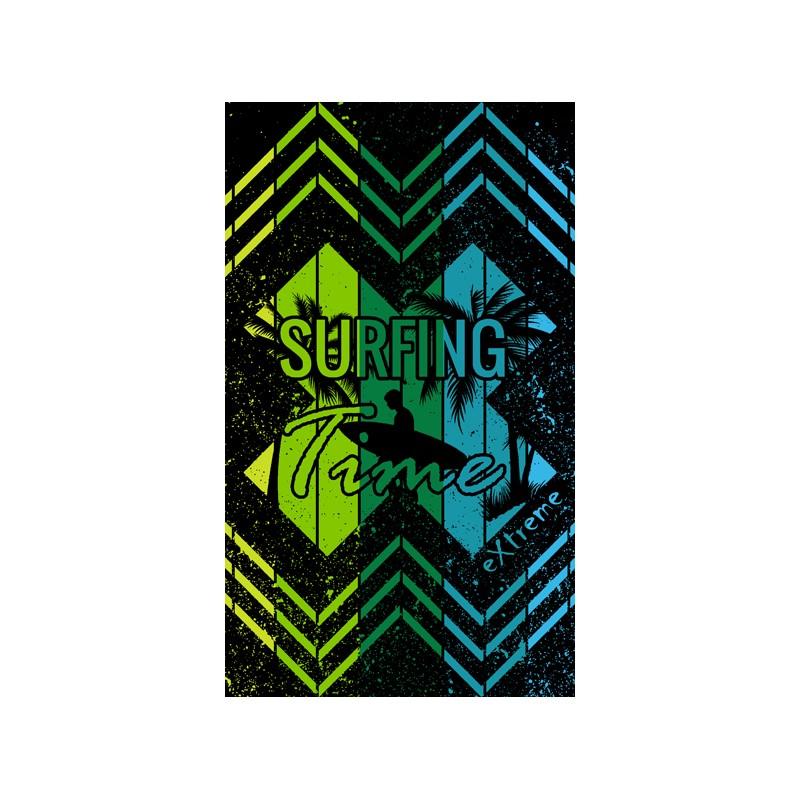 secaneta TOALLA 100X170 JACQUARD TERC.SURFME VERDE