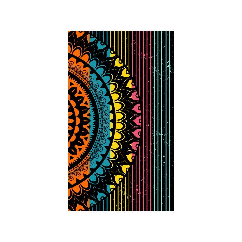 secaneta TOALLA 100X170 JACQUARD TERC.TIVOLI NEGRO