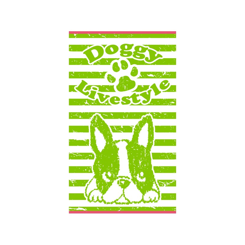 secaneta TOALLA 100X170 JACQUARD TERC.DOGGY PISTACHO