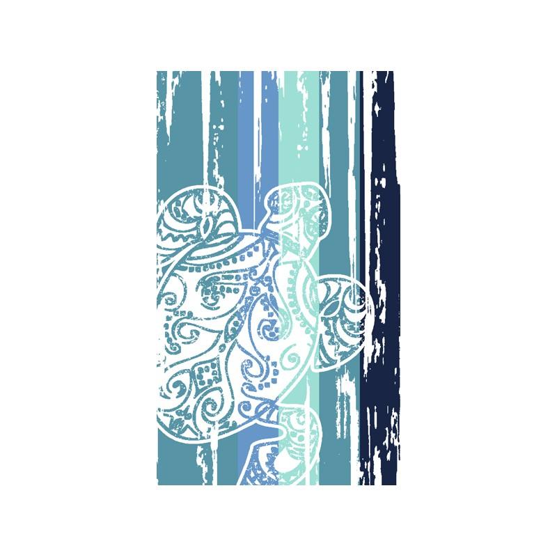 secaneta TOALLA 100X170 JACQUARD TERC.KUNKURU TURQUESA