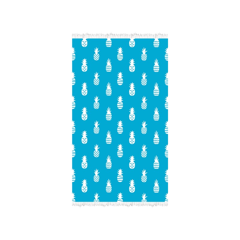 secaneta TOALLA 100X170 JACQUARD TERC.MANGOCA FLECOS TURQUESA