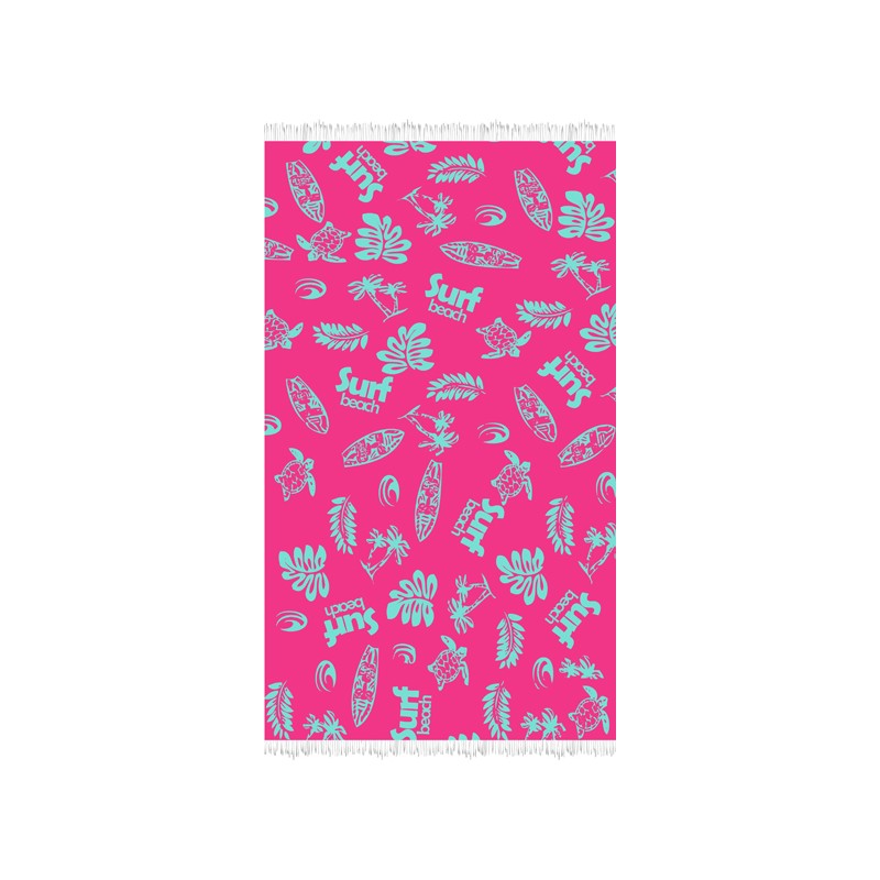 secaneta TOALLA 100X170 JACQUARD TERC.OLOHEY FUCSIA