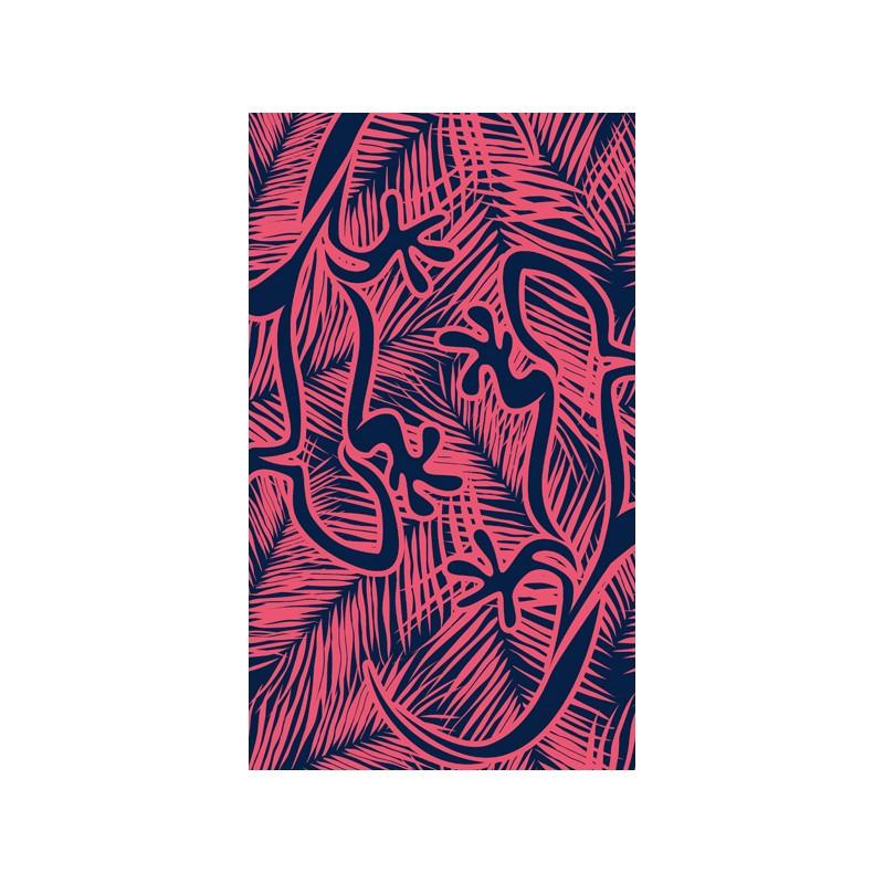 secaneta TOALLA 100X170 JACQUARD TERC.PALMIER CORAL