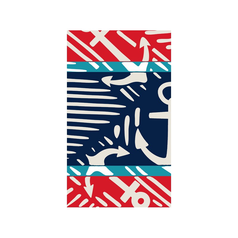 secaneta TOALLA 100X170 JACQUARD TERC.SALENO MARINO