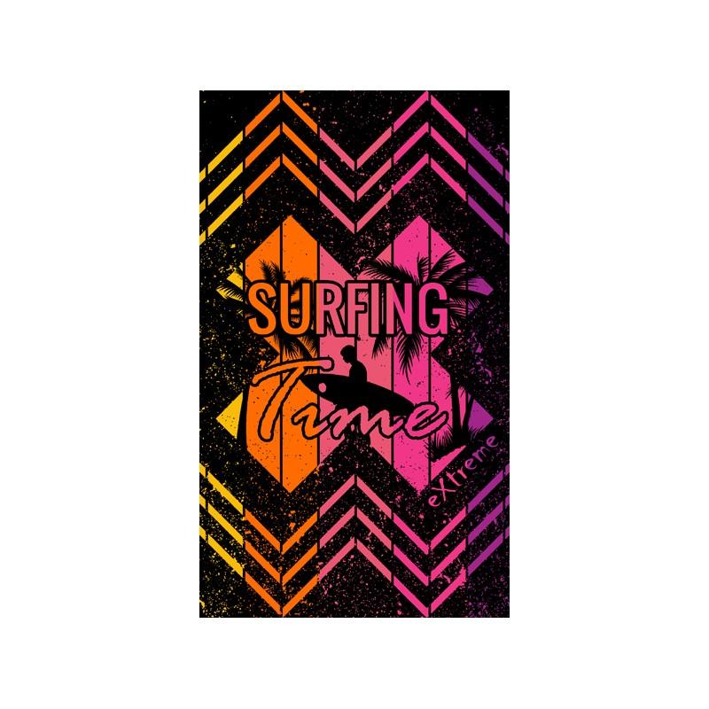 secaneta TOALLA 100X170 JACQUARD TERC.SURFME FUCSIA