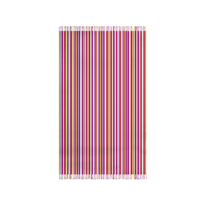 secaneta TOALLA JACQ.100X170 CON FLECOS MILFILS MORADO