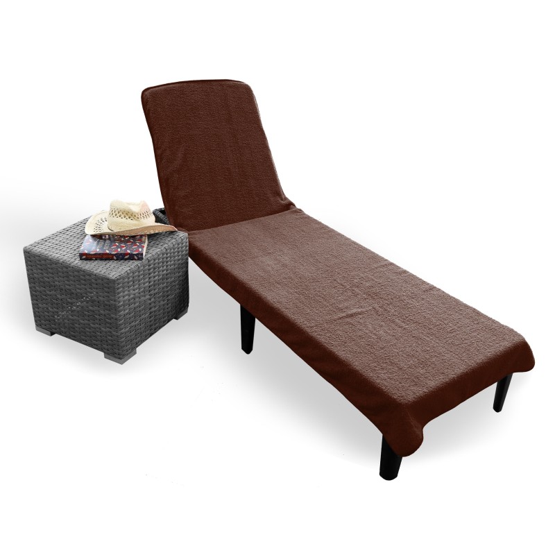 secaneta TOALLA TUMBONA 70X200+20 CMS.400 GR/M2 100%ALG.CHOCOLATE